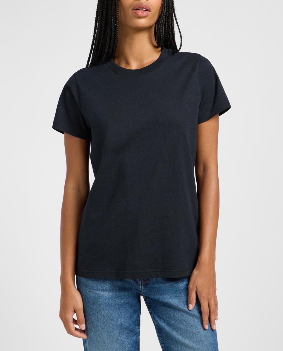 Imagen 0 de Camiseta de manga corta de mujer cuello redondo