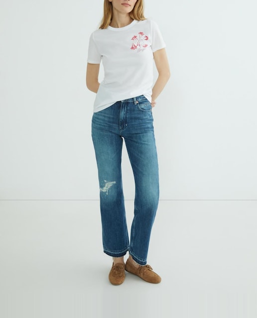 Imagen 0 de Camiseta cuello caja manga corta