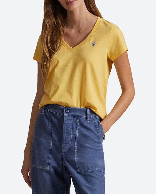 Imagen 0 de Camiseta de mujer básica con logo bordado