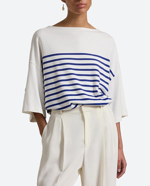 Imagen 0 de Camiseta de mujer de algodón con estampado