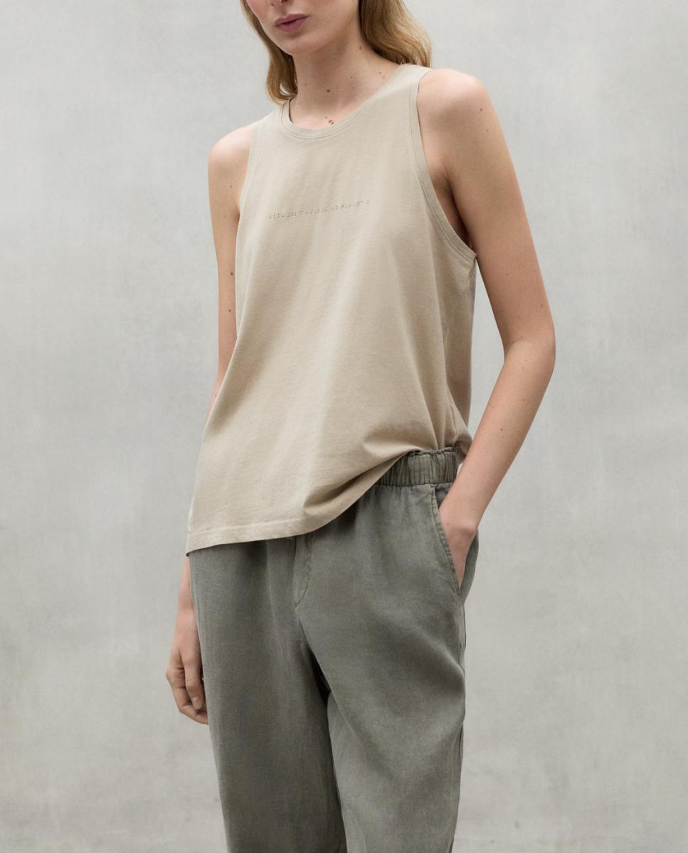 Imagen 0 de Camiseta mujer sostenible sin mangas