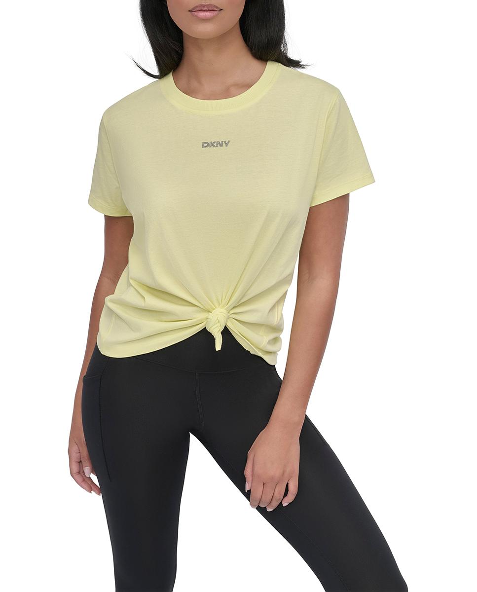 Imagen 0 de Camiseta de mujer de manga corta con cuello redondo.