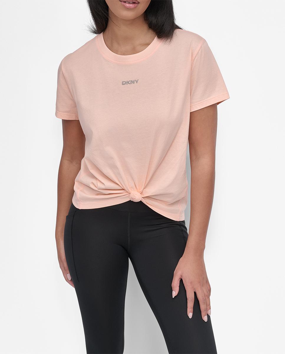 Imagen 0 de Camiseta de mujer de manga corta con cuello redondo.