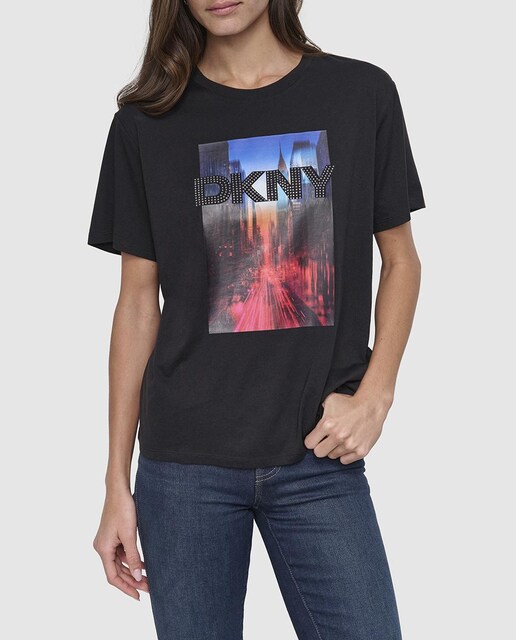 Imagen 0 de Camiseta de mujer manga corta y logo