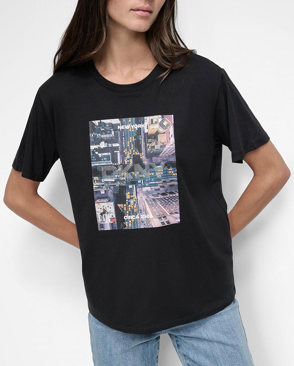 Imagen 0 de Camiseta de mujer manga corta y logo