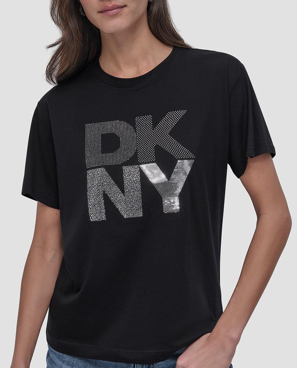 Imagen 0 de Camiseta de mujer de manga corta con cuello redondo.