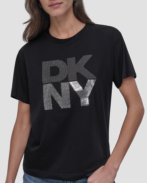 Imagen 0 de Camiseta de mujer de manga corta con cuello redondo.