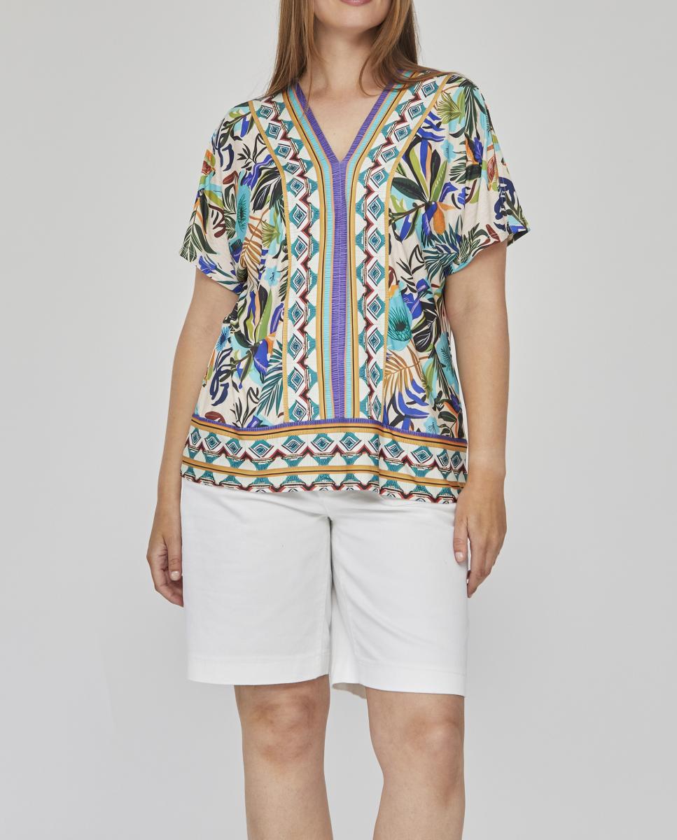 Imagen 0 de Camiseta estampado posicional