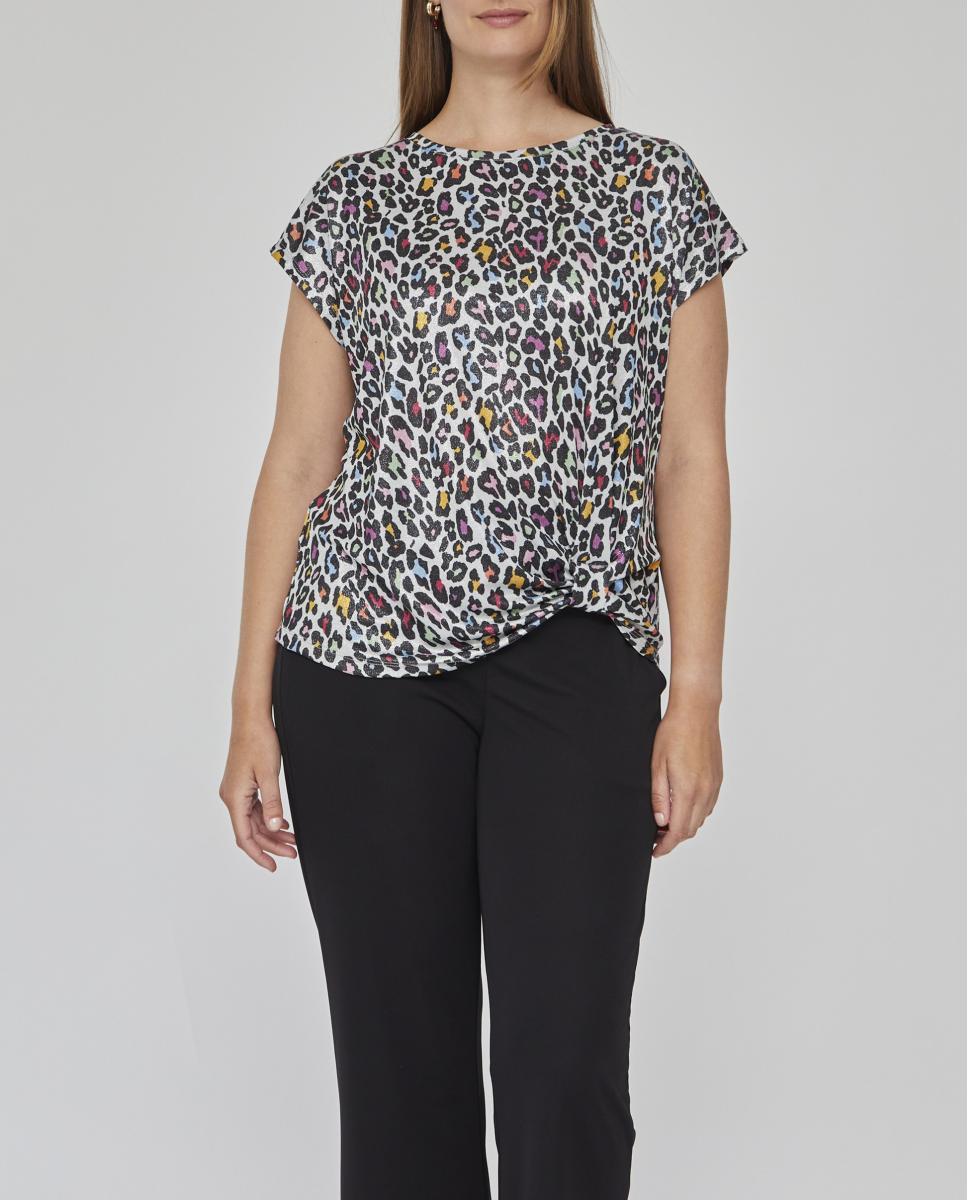 Imagen 0 de Camiseta estampada con nudo