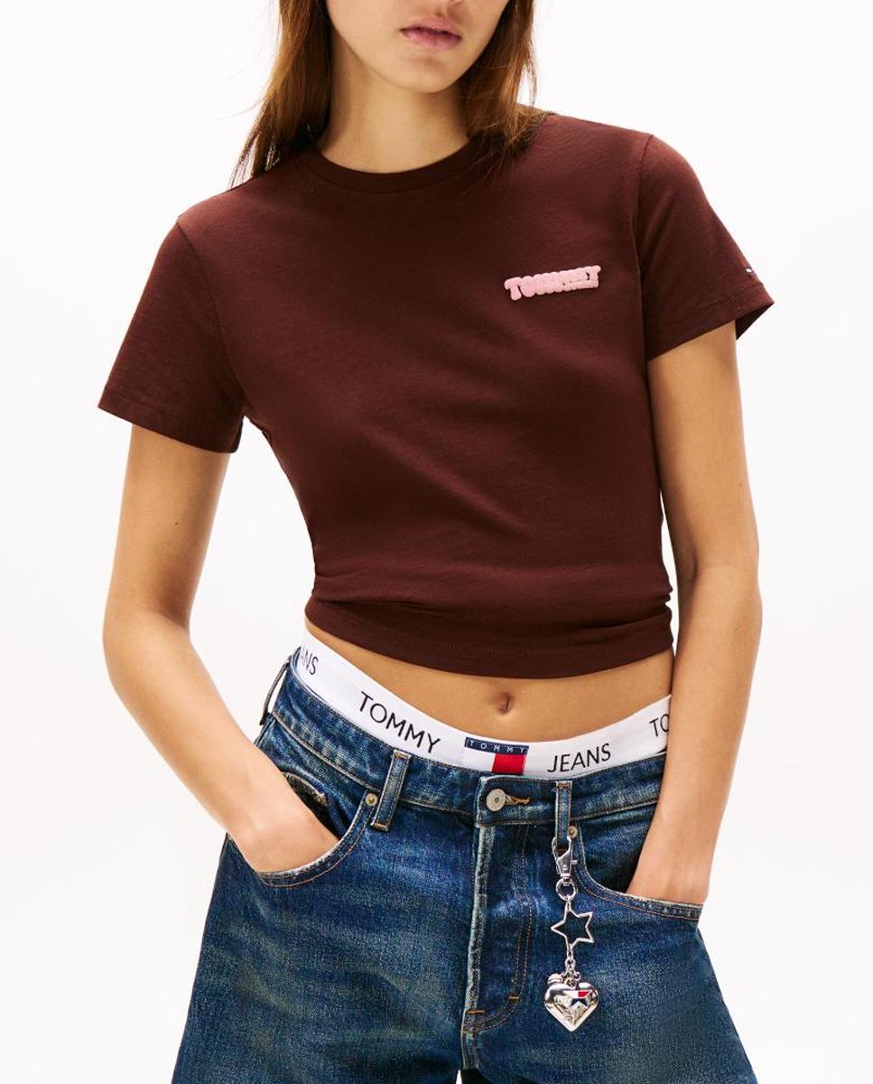 Imagen 0 de Camiseta de mujer con print en la espalda regular fit