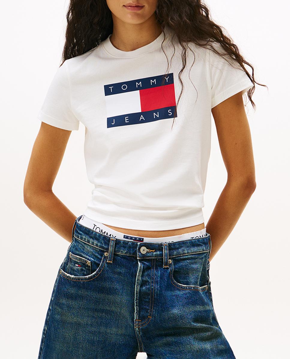 Imagen 0 de Camiseta de mujer regular fit con logo estampado