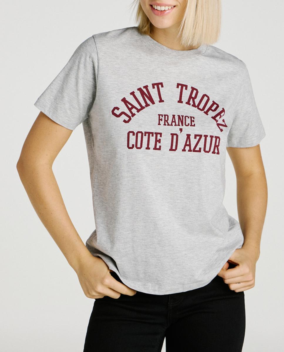 Imagen 0 de Camiseta estampada de mujer