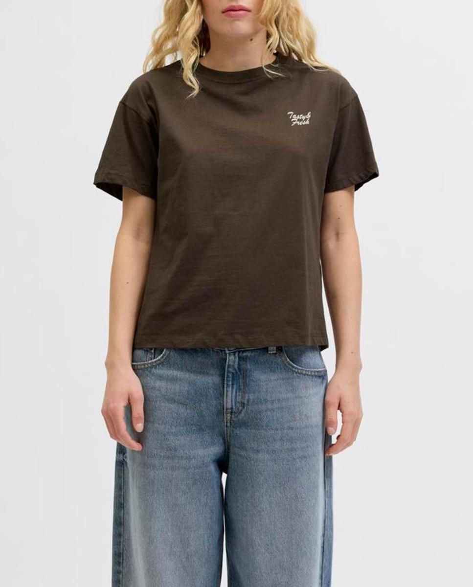 Imagen 0 de Camiseta de mujer estampada manga corta
