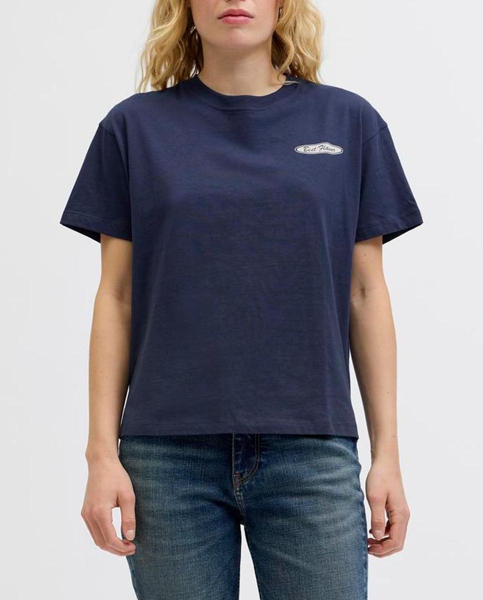 Imagen 0 de Camiseta de mujer estampada manga corta