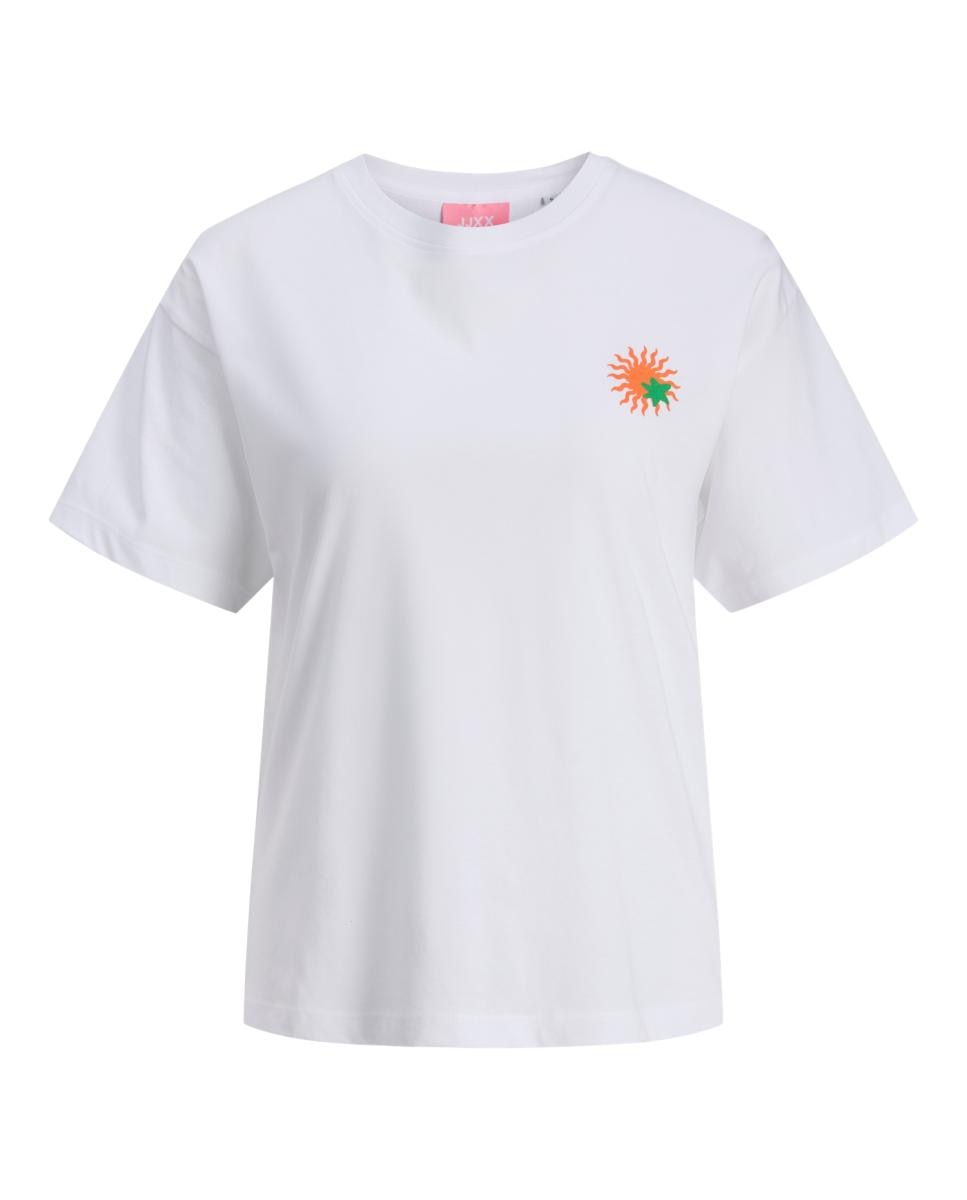 Imagen 0 de Camiseta de mujer manga corta con print frontal