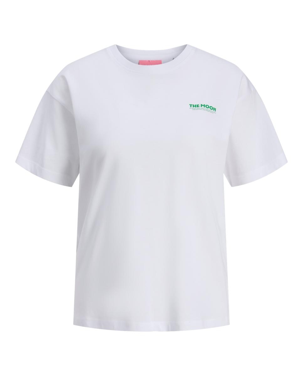 Imagen 0 de Camiseta de mujer manga corta con print frontal