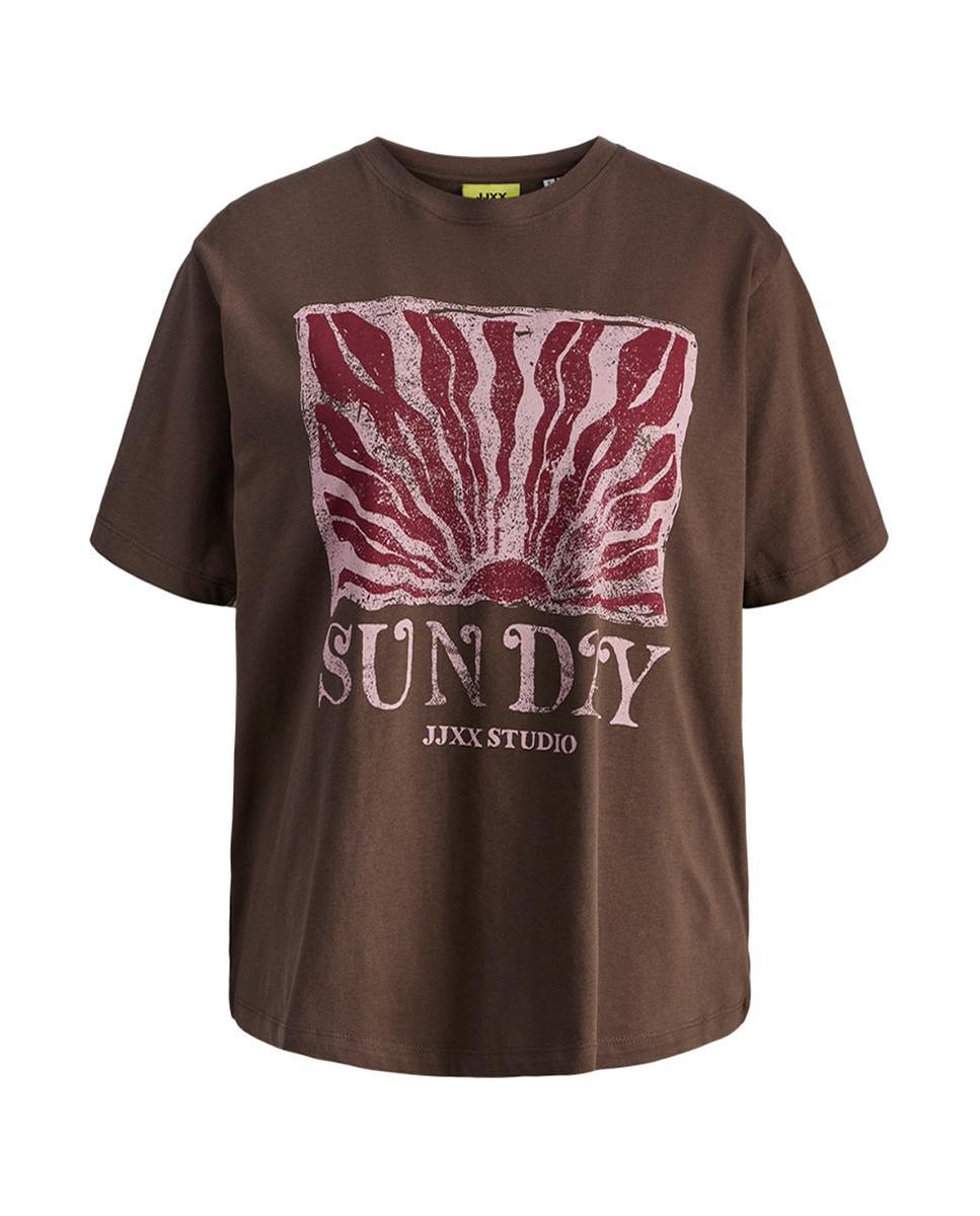 Imagen 0 de Camiseta de mujer manga corta con print
