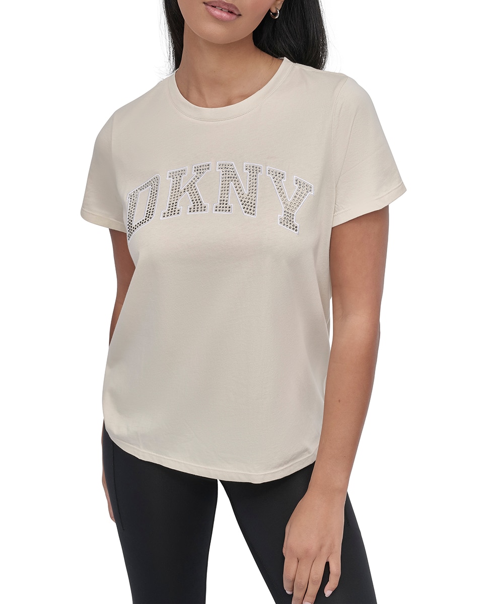 Imagen 0 de Camiseta de mujer manga corta con cuello redondo.