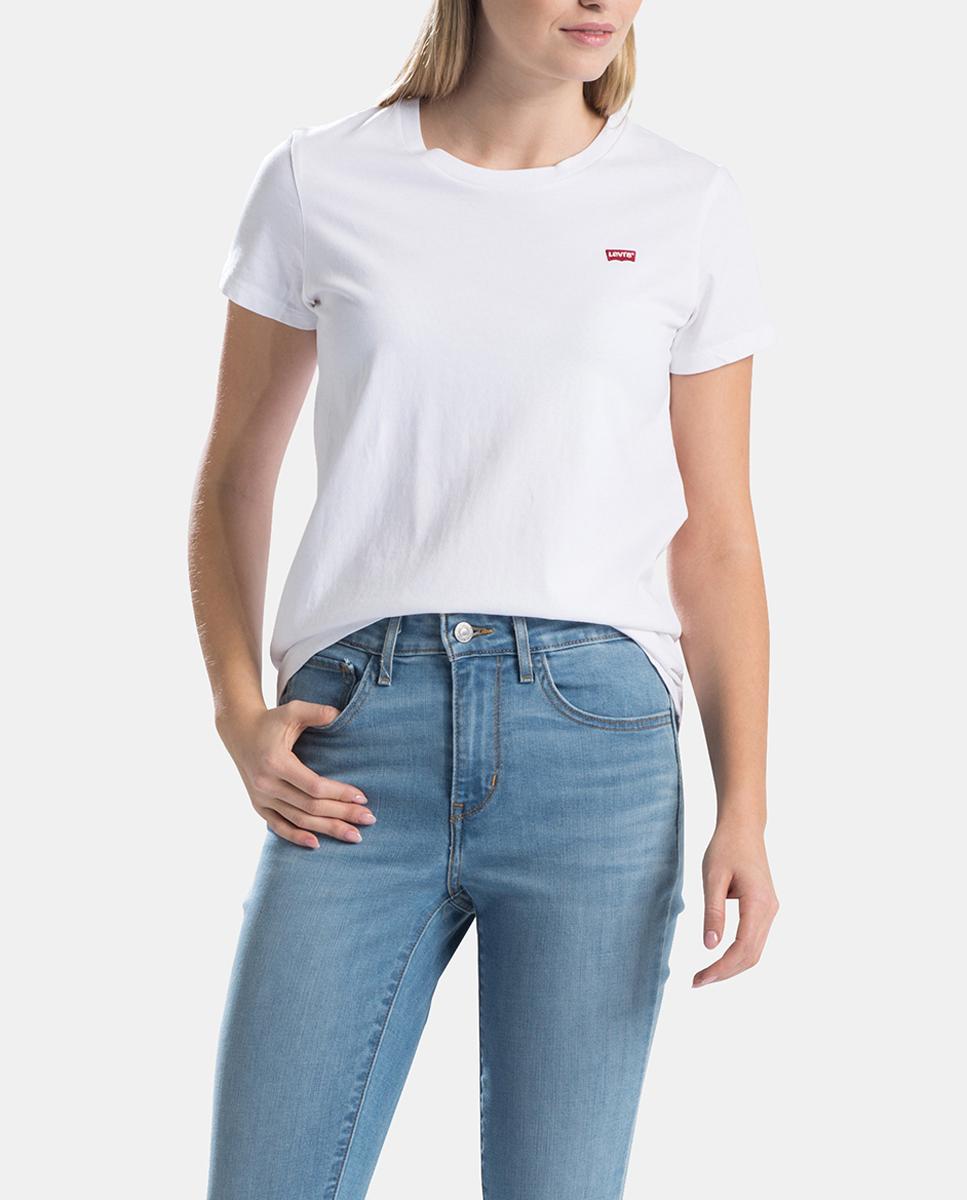 Imagen 0 de Camiseta de mujer Levi's con logo y manga corta