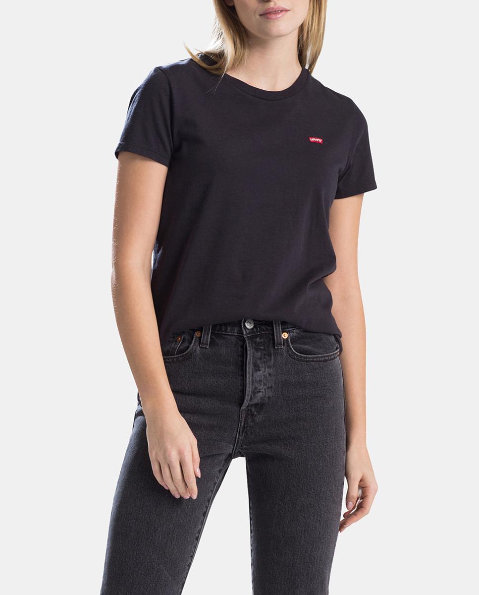 Imagen 0 de Camiseta de mujer Levi's con logo y manga corta