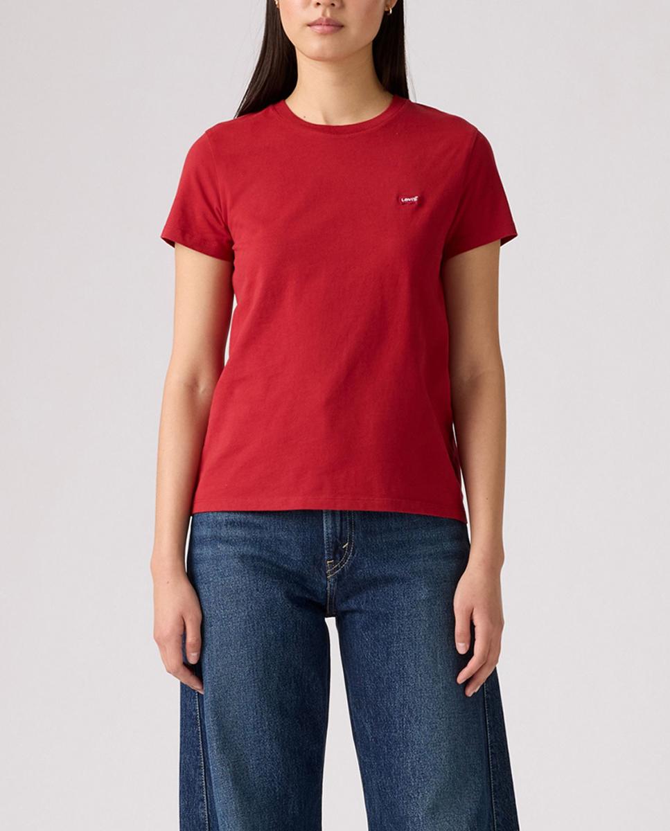 Imagen 0 de Camiseta de mujer de manga corta cuello redondo