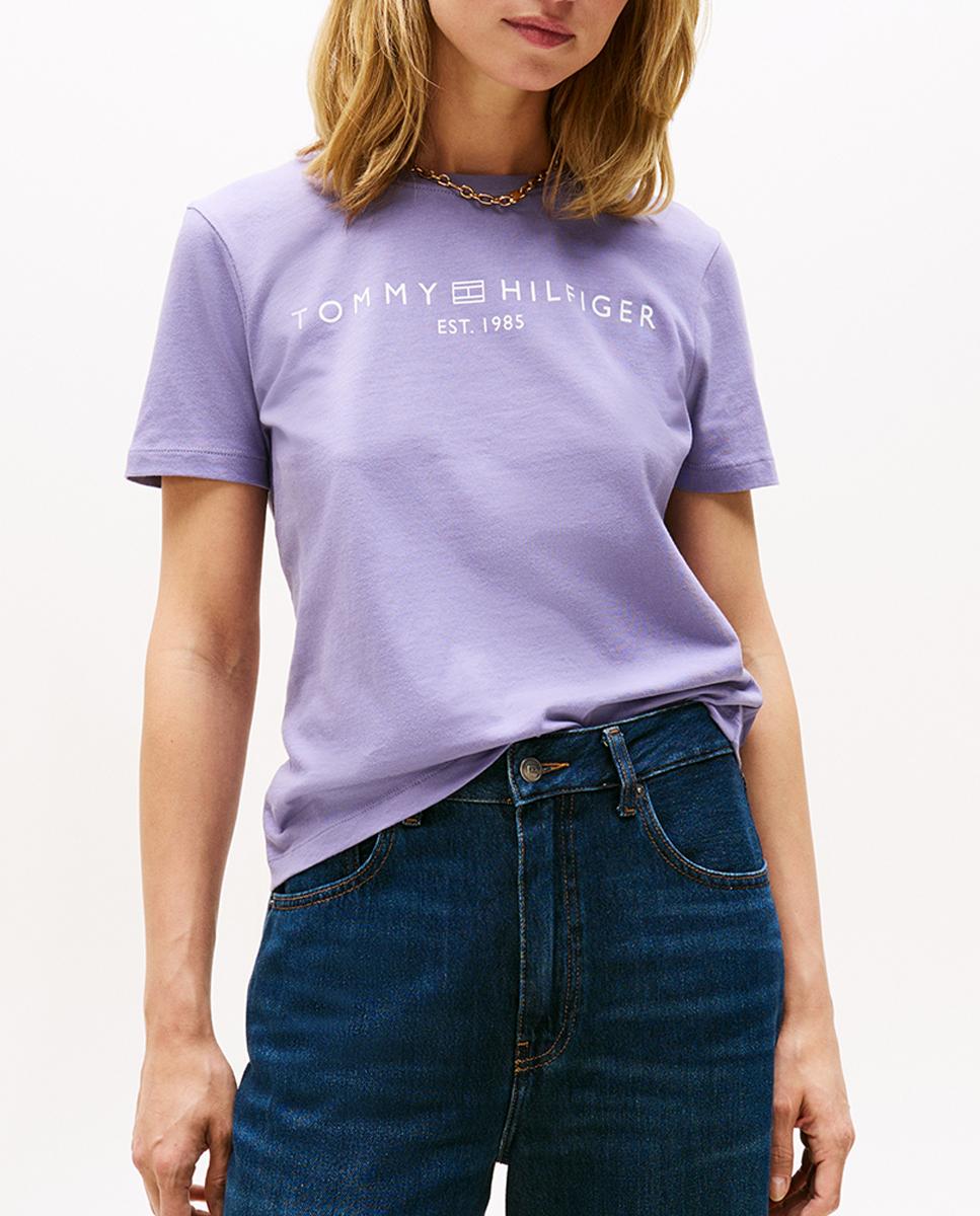 Imagen 0 de Camiseta de mujer con logo frontal y cuello redondo
