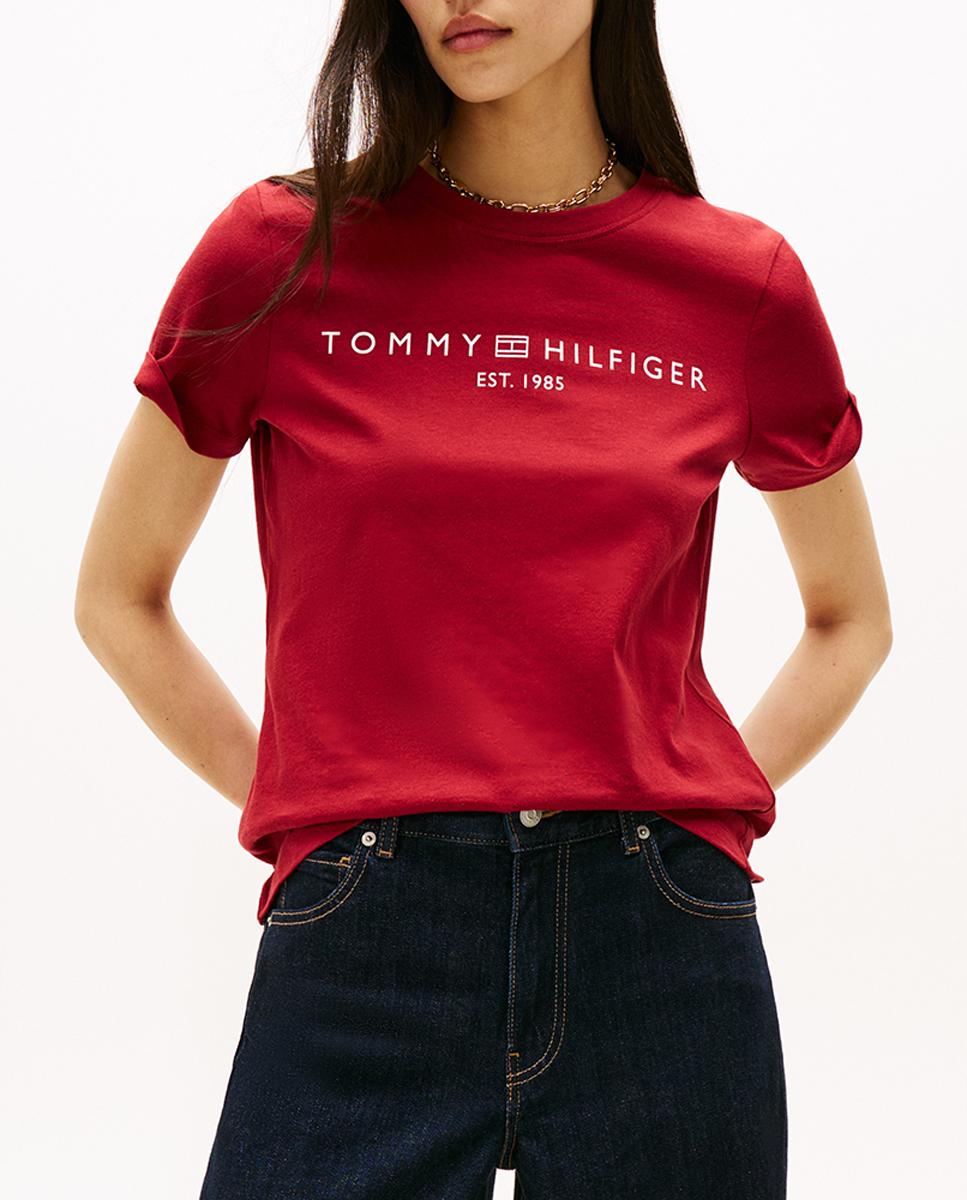 Imagen 0 de Camiseta de mujer con logo frontal y cuello redondo