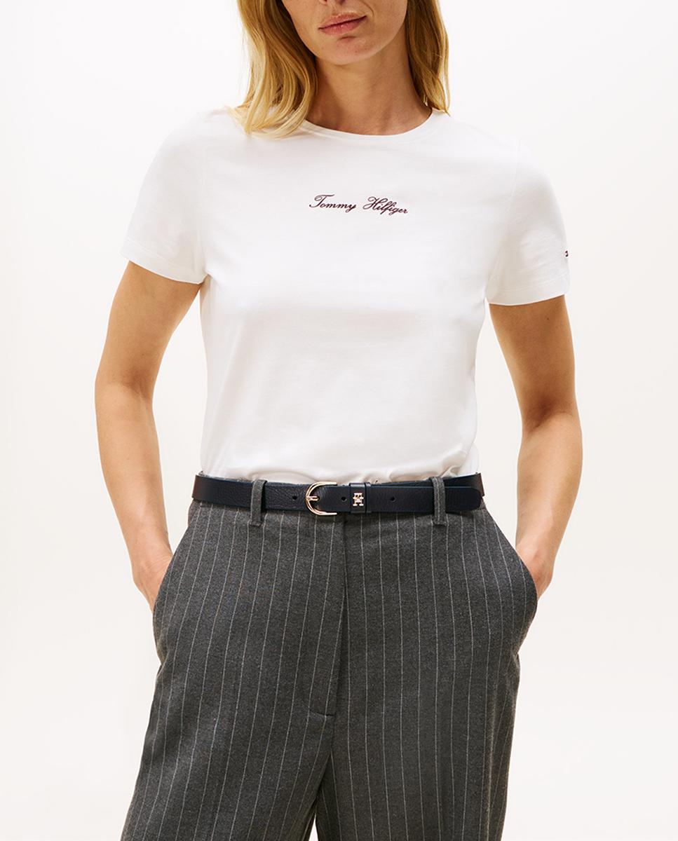 Imagen 0 de Camiseta de mujer con logo engomado en el pecho