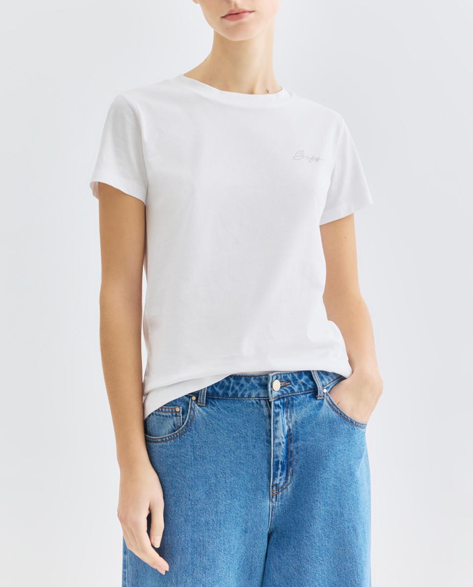 Imagen 0 de Camiseta de manga corta en algodón
