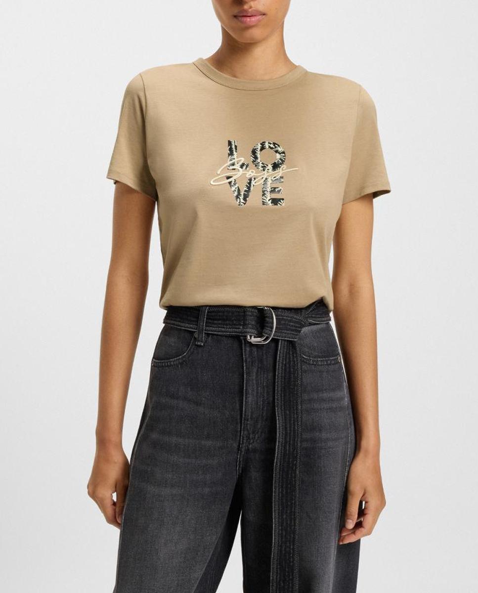 Imagen 0 de Camiseta de manga corta en algodón