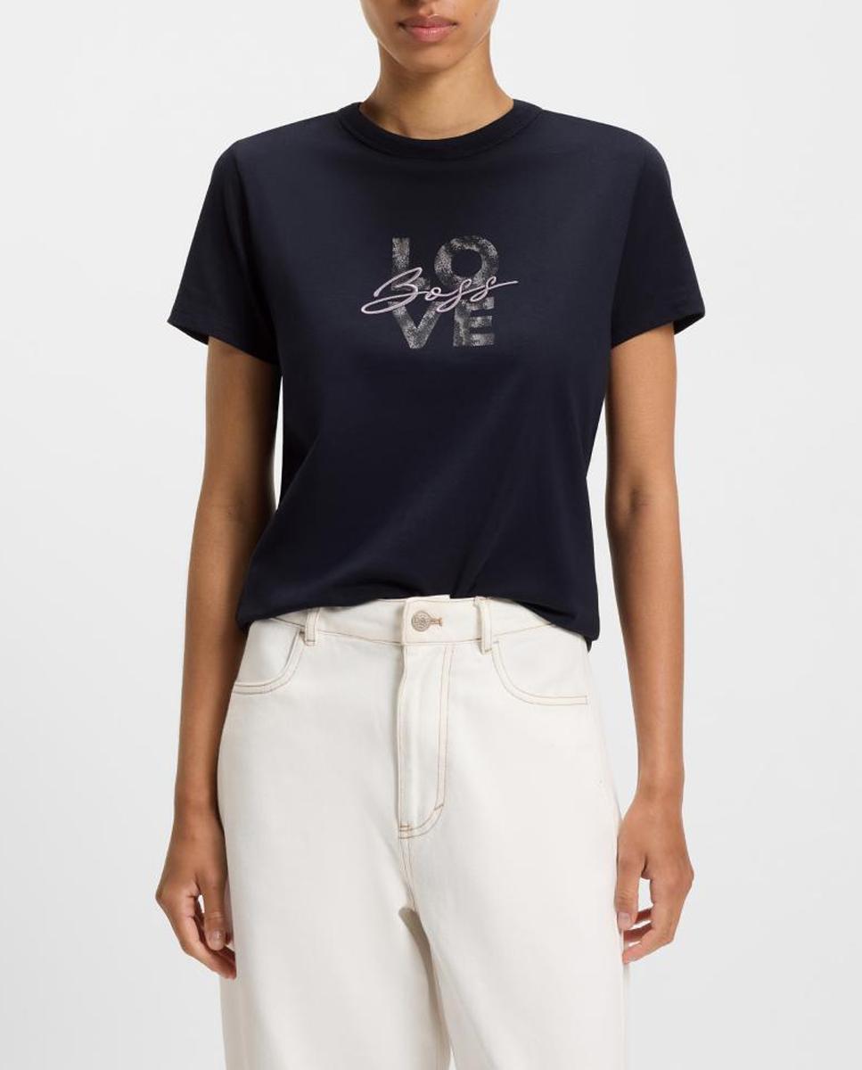 Imagen 0 de Camiseta de manga corta en algodón