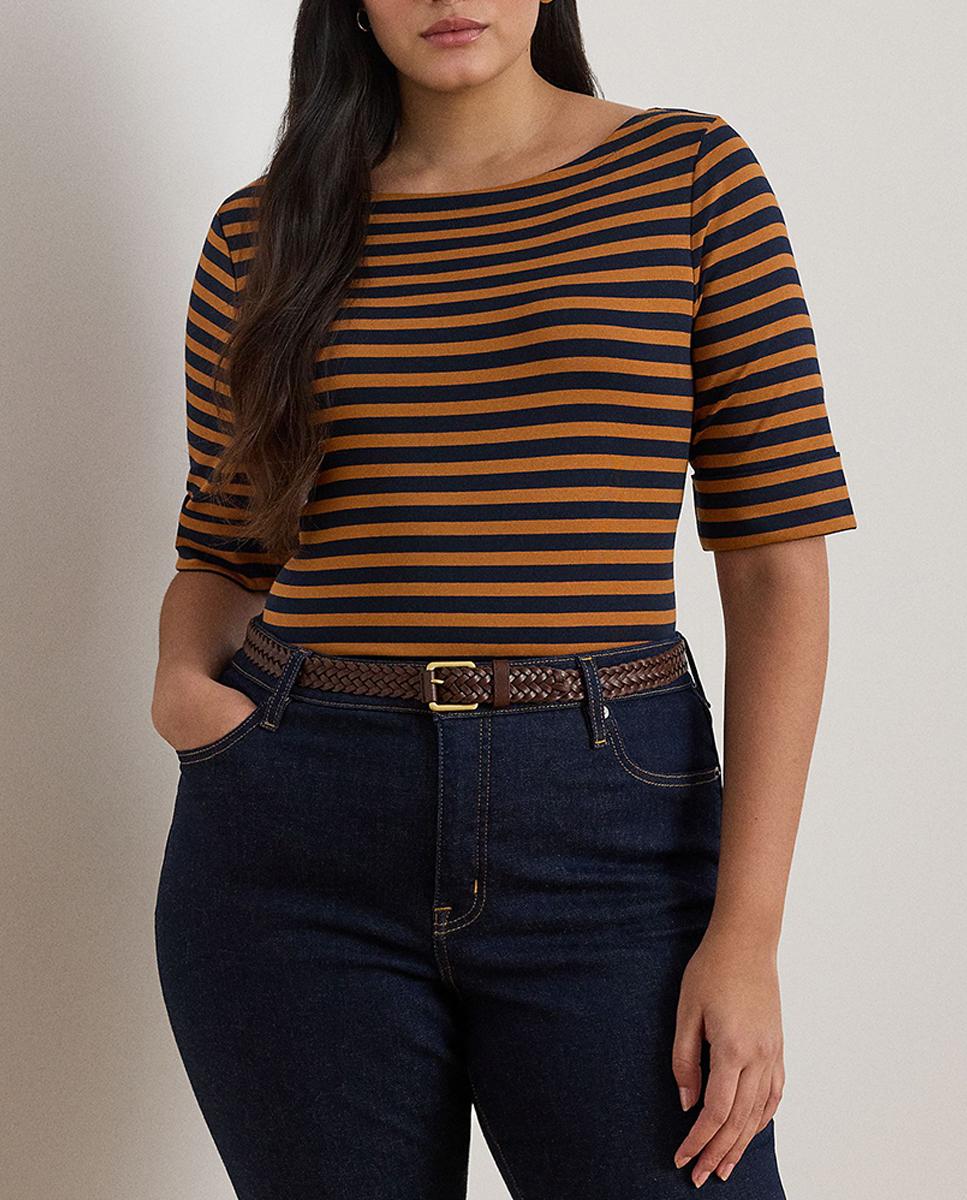 Imagen 0 de Camiseta de mujer de algodón elástico