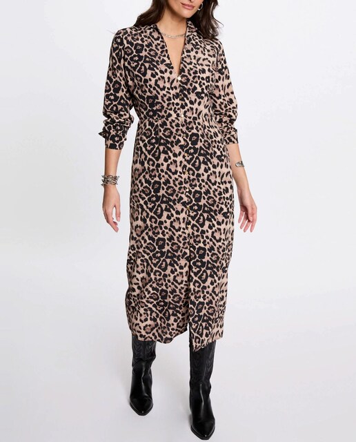Imagen 0 de Vestido largo estampado
