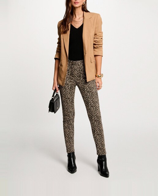 Imagen 0 de Pantalón de mujer slim estampado