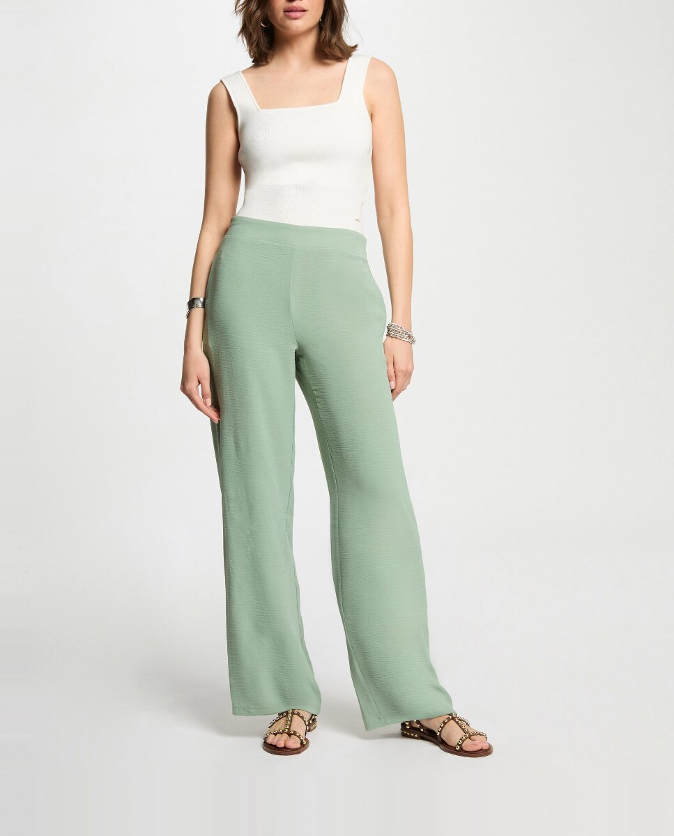 Imagen 0 de Pantalón de mujer pernera ancha holgado