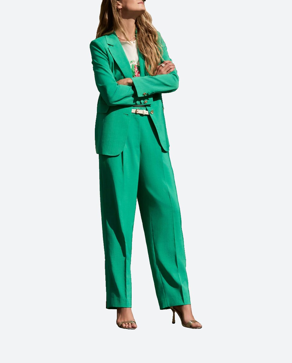 Imagen 0 de Pantalón de mujer recto con pinzas