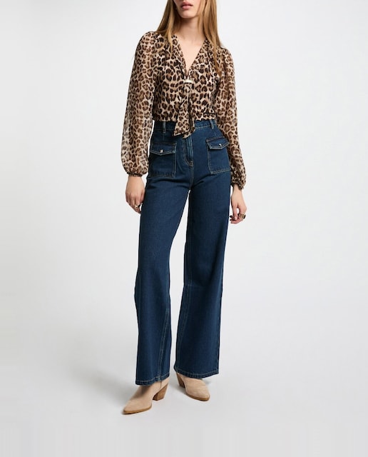 Imagen 0 de Vaquero de mujer pernera ancha