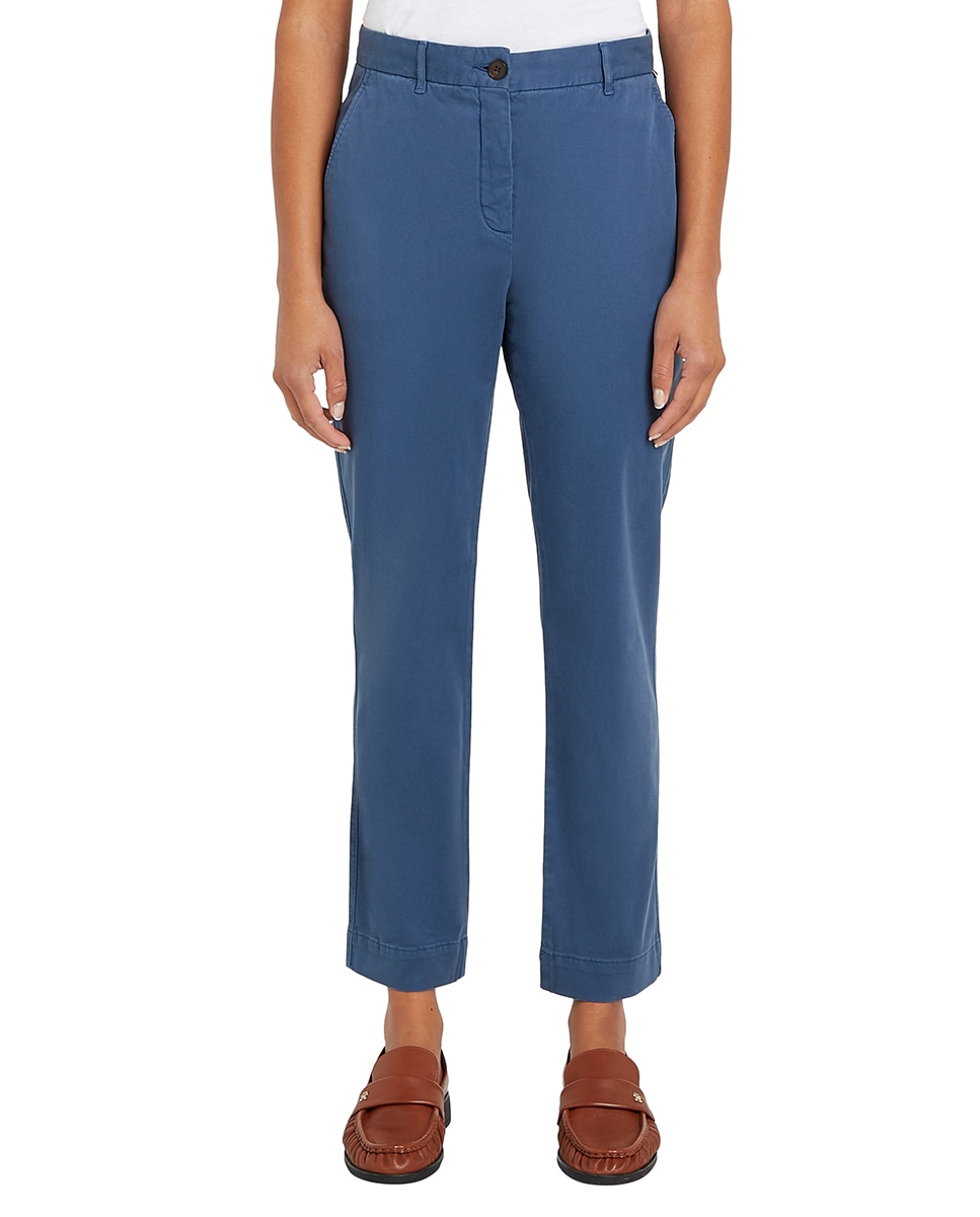 Imagen 0 de Pantalón chino de mujer con botón frontal