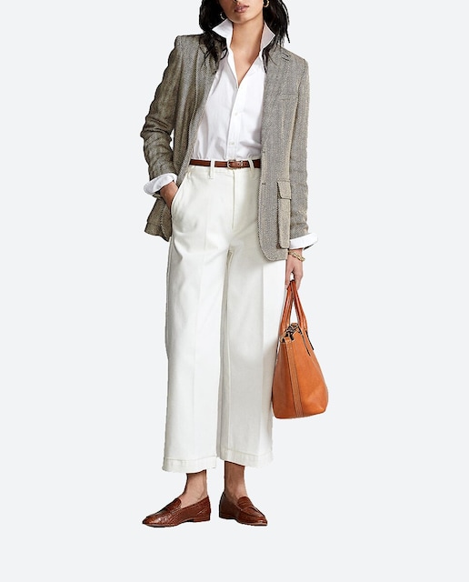 Imagen 0 de Pantalón de mujer chino de pernera ancha.
