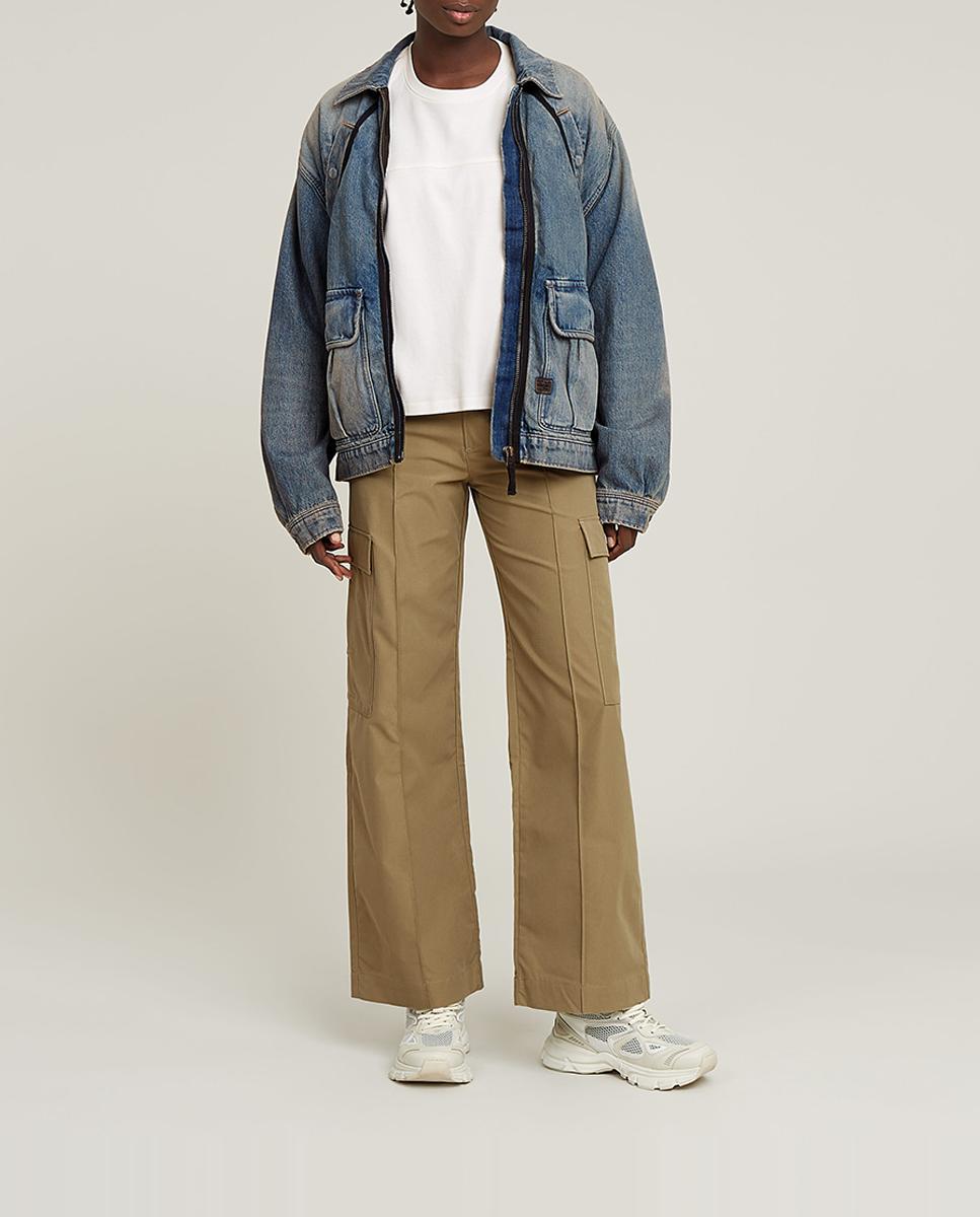 Imagen 0 de Pantalones High Waist Cargo de mujer