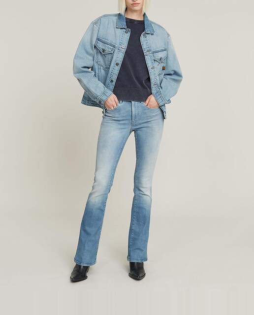 Imagen 0 de Jeans Keans G-STAR 3301 Flare con estilo inspirado en el Oeste