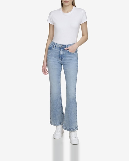 Imagen 0 de Vaquero de mujer anchos con cintura alta