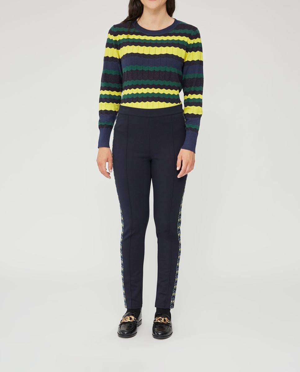 Imagen 0 de Leggings pitillo con fantasia en lateral