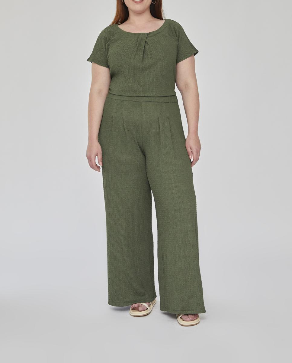 Imagen 0 de Pantalon fluido con cintura elastica