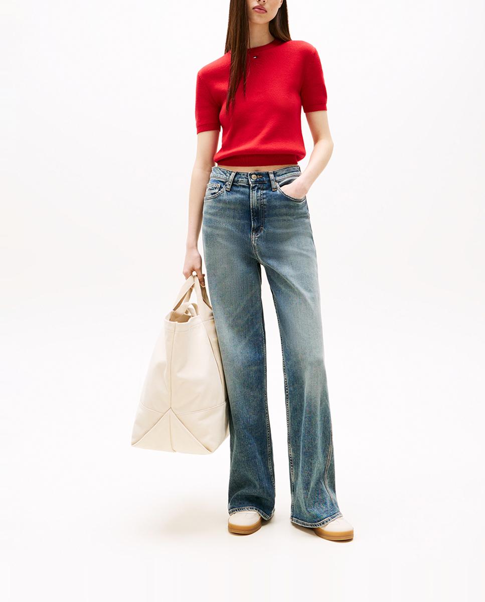 Imagen 0 de Vaquero de mujer CLAIRE wide fit tiro alto