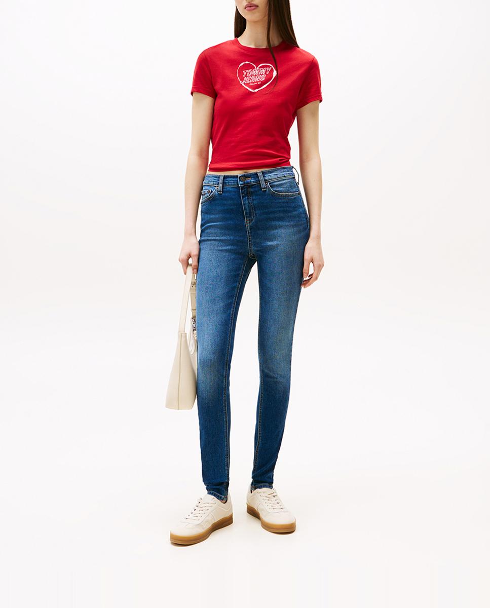 Imagen 0 de Vaquero de mujer NORA skinny fit tiro medio