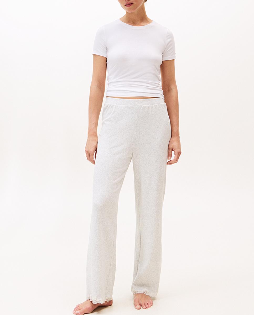Imagen 0 de Pantalón de pijama con detalles de encaje