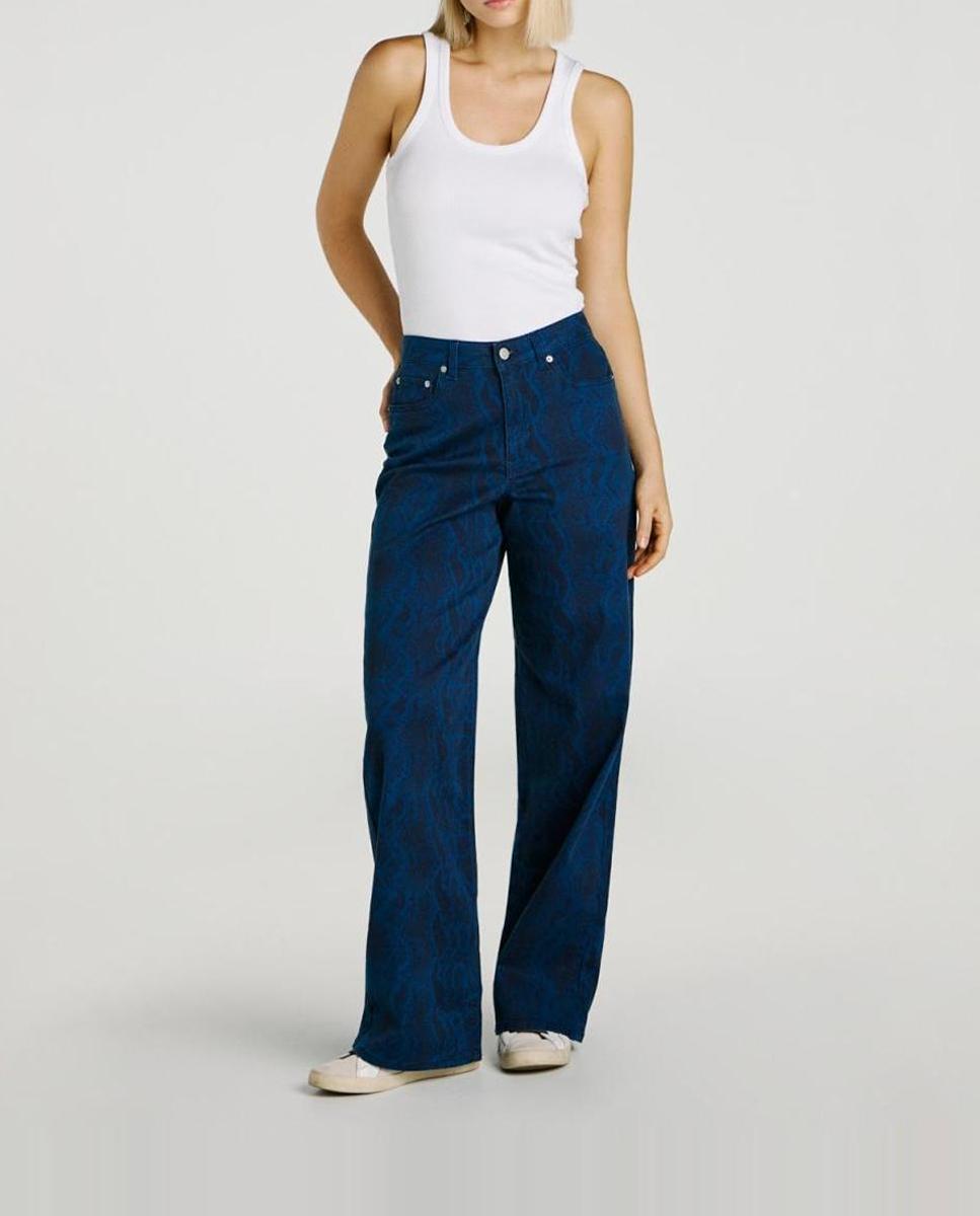 Imagen 0 de Pantalón wide leg de mujer estampado