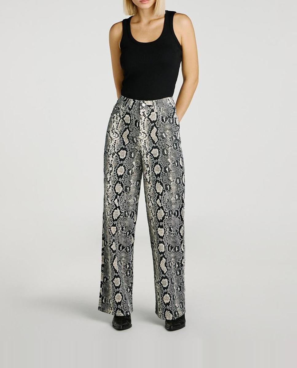 Imagen 0 de Pantalón de mujer wide leg fit de pana