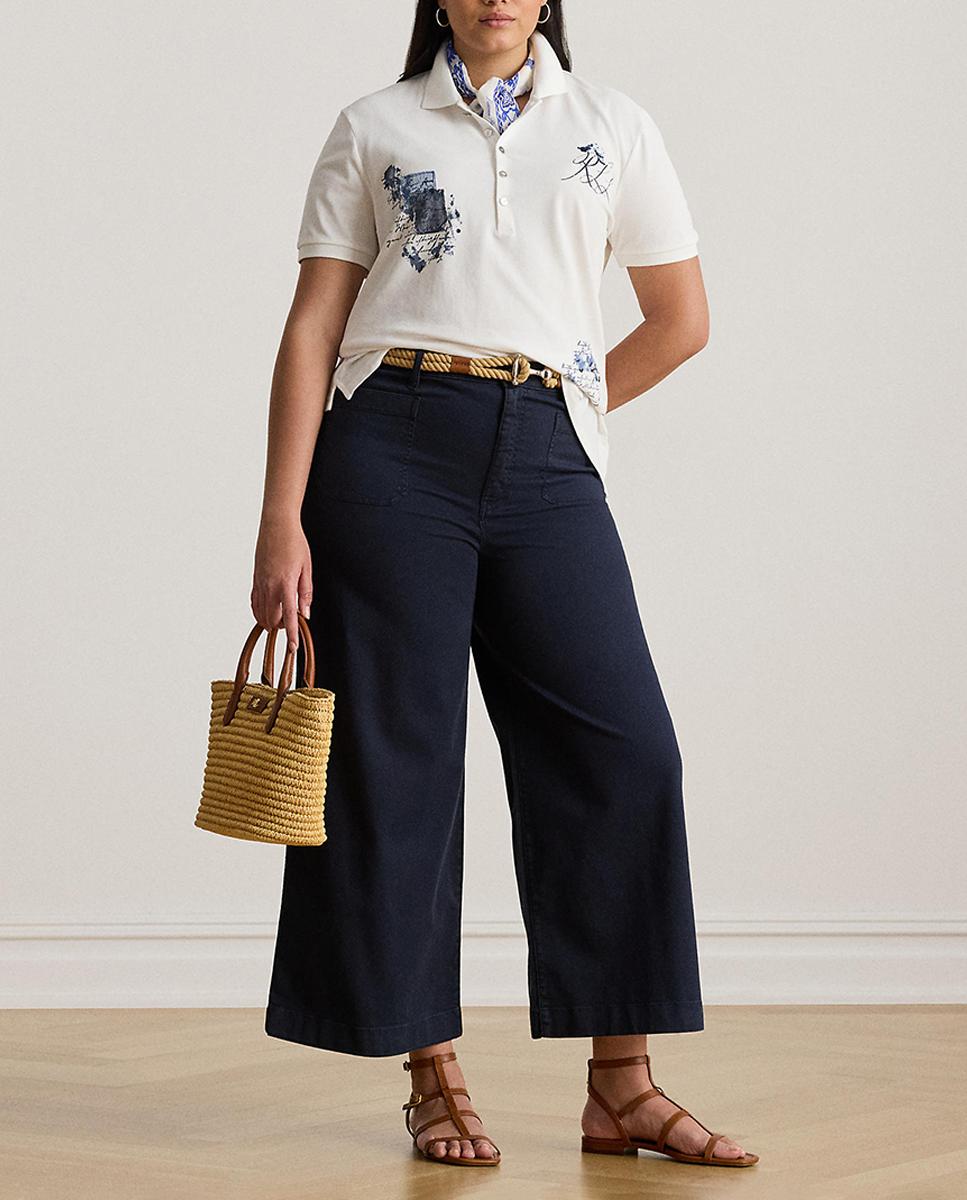 Imagen 0 de Pantalón ancho de mujer de algodón